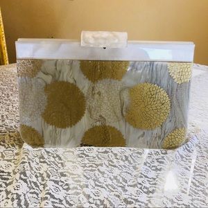 Rare Vintage 1950’s Lucite Clutch Purse